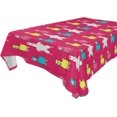 thumbnail image 1 of SKYSONIC 60"x60" Square Tablecloth with Funny Alpaca Prints, Anti-Wrinkle and Smooth Table Cloth for Kitchen/Home/Dinning Wedding Decoration, 1 of 7