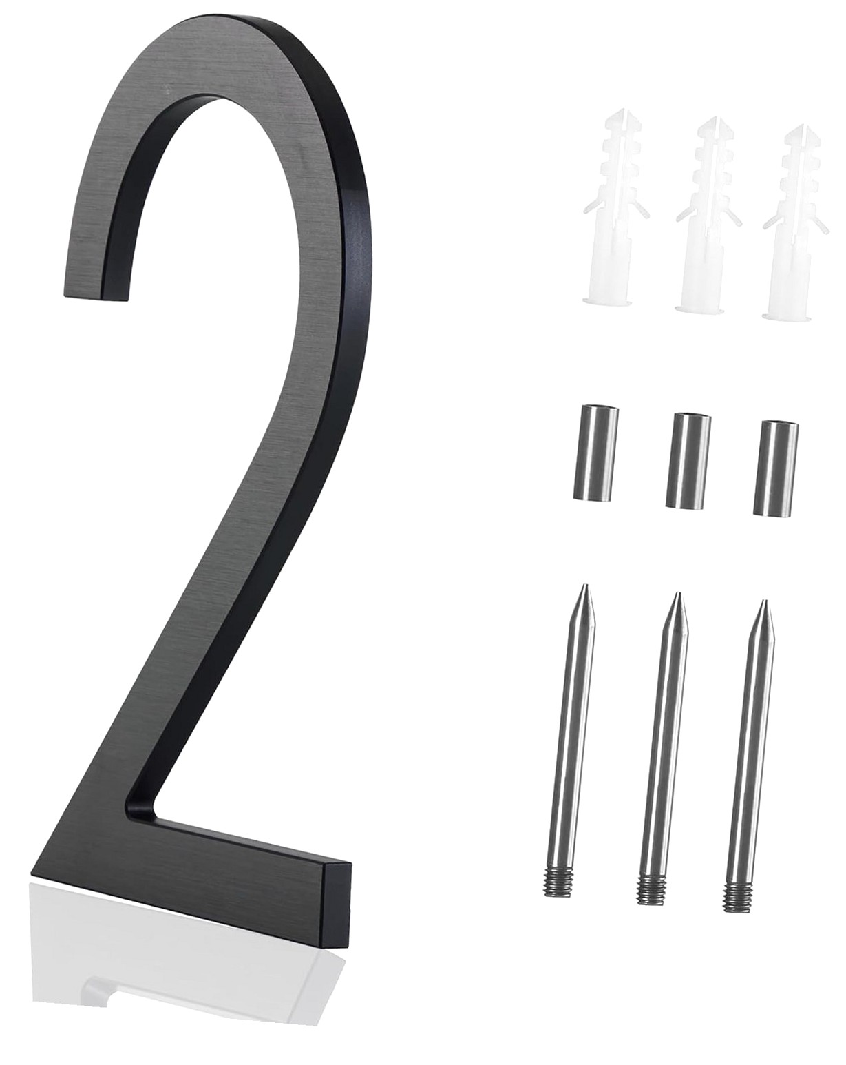 Large Address Numbers SKYSONIC 8 Inch Large House Numbers for Outside Metal, Address Numbers ...