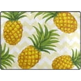 thumbnail image 1 of SKYSONIC 80x58 inches Lightweight Soft Area Rug Mat Indoor Floor Rugs Home Decoration for Kids Room Living Room Pineapples On Waves, 1 of 6