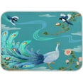 thumbnail image 1 of SKYSONIC Absorbent Dish Drying Mat Beautiful Crane Kitchen Counter Mat Protector,Reversible,Extra Large 24 x 18 Inches, 1 of 7