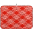 thumbnail image 1 of SKYSONIC Absorbent Dish Drying Mat Checks Kitchen Counter Mat Protector,Reversible,Extra Large 24 x 18 Inches, 1 of 7