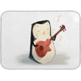 thumbnail image 1 of SKYSONIC Absorbent Dish Drying Mat Penguin Playing Guitar Kitchen Counter Mat Protector,Reversible,Extra Large 24 x 18 Inches, 1 of 7