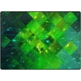 thumbnail image 1 of SKYSONIC Abstract Green Block 80x58 inches Lightweight Soft Area Rug Mat Indoor Floor Rugs Home Decoration for Kids Room Living Room, 1 of 6