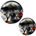 thumbnail image 1 of SKYSONIC Alien Cat Cute Pot Holders Trivets, 2 Pcs Heat Resistant Trivets,Earth Mars Cotton Thread Weave Mats for Hot Pads Pans Pot Bowl Teapot for Kitchen Decor, 1 of 7