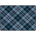 thumbnail image 1 of SKYSONIC Area Rug Blue Tartan Pattern Background Nursery Rug Floor Mat Kids Playing Mat 5'x 3'3" (60 x 39 in) for Living Room Bedroom, 1 of 6