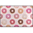 thumbnail image 1 of SKYSONIC Area Rug Carpet Beautiful Doughnuts Nursery Rug Floor Mat for Hardwood Floor Entrance Living Room Bedroom, 60x39 in, 1 of 6