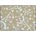 thumbnail image 1 of SKYSONIC Area Rug Eiffel Tower Hearts and Rose Nursery Rug Floor Mat Kids Playing Mat 5'x 3'3" (60 x 39 in) for Living Room Bedroom, 1 of 6