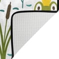 thumbnail image 1 of SKYSONIC Area Rug Pad Cute Frogs Grass On White Nursery Rugs Floor Mat for Kids Playing Room Living Room Bedroom, 63 x 48 inch, 1 of 6