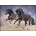 thumbnail image 1 of SKYSONIC Area Rug Pad Horse Running On The Sand Nursery Rugs Floor Mat for Kids Playing Room Living Room Bedroom, 80 x 58 inch, 1 of 6