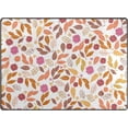 thumbnail image 1 of SKYSONIC Area Rug Pad Leaves and Flowers Nursery Rugs Floor Mat for Kids Playing Room Living Room Bedroom, 80 x 58 inch, 1 of 6