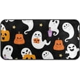 thumbnail image 1 of SKYSONIC Area Rug Pumpkin Halloween Cute Print 39x20 Inches, Small Throw Rug Carpet Anti Slip Elastic Cotton Interlayer for Kitchen Bathroom Living Room Bedroom Stain Resistant Floor Mat, 1 of 7