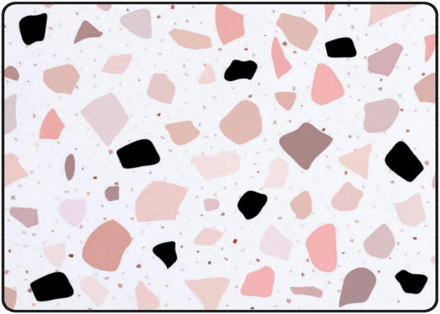 Terrazo Rug SKYSONIC Area Rug Special Terrazzo Seamless Pattern Nursery Rug Floor ...