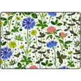 thumbnail image 1 of SKYSONIC Area Rug Wild Flowers Pattern Nursery Rug Floor Mat Kids Playing Mat for Living Room Bedroom, 80x58 in, 1 of 6