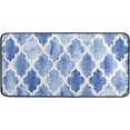 SKYSONIC Area Rugs Carpet for Bedroom Floor Kitchen Rugs Blue