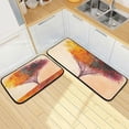 thumbnail image 1 of SKYSONIC Autumn Colorful Tree Kitchen Rugs 2 Pieces, Fall Landscape Floor Mat Room Area Rug Washable Carpet Perfect for Living Room Bedroom Entryway, 1 of 7
