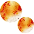 thumbnail image 1 of SKYSONIC Autumn Leaves Maple Pot Holders Trivets, 2 Pcs Heat Resistant Trivets, Cotton Thread Weave Mats for Hot Pads Pans Pot Bowl Teapot for Kitchen Decor, 1 of 7