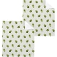 thumbnail image 1 of SKYSONIC Avocado Cotton Washcloths Set of 6, Highly Absorbent Soft Fingertip Towel for Bathroom, Gym, Hotel and Spa, 12 x 12 Inch, 1 of 7