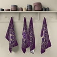 thumbnail image 1 of SKYSONIC Background Purple Kitchen Dish Towel Set,Drying Kitchen Towels Tea Towels Gift Set for Drying Cleaning Cooking Baking 4Pcs, 1 of 7
