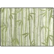 SKYSONIC Bamboo Forest Lightweight Carpet Mats Area Soft Rugs Floor Mat Rug Home Decoration for Kids Room Living Room 63 x 48 inches