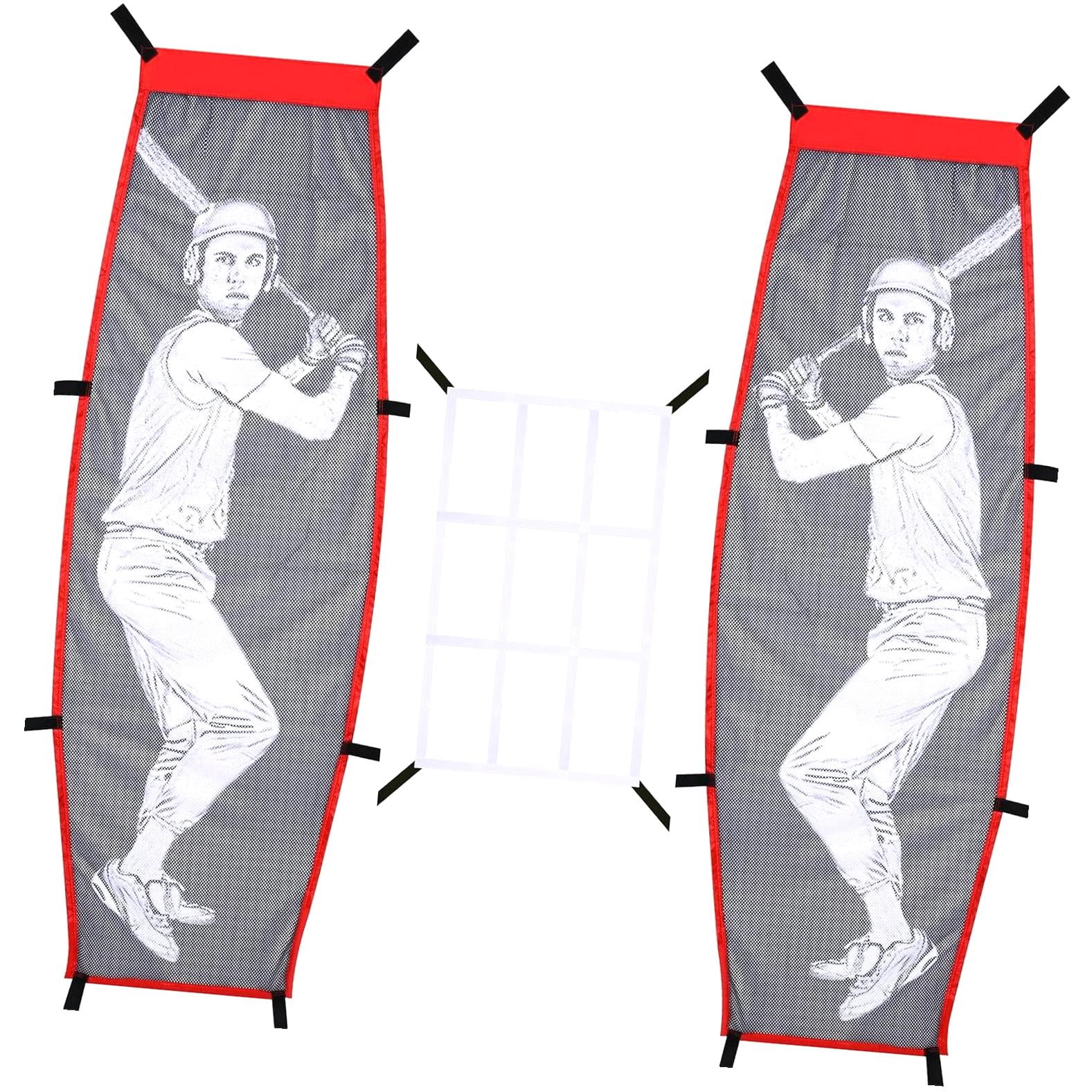 AOLIGEIJS 6'x6' Baseball Softball Practice Net,Pitching Net - View #7