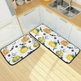 thumbnail image 1 of SKYSONIC Bats Jack-o-Lantern Kitchen Rugs 2 Pieces, Halloween Pumpkins Floor Mat Room Area Rug Washable Carpet Perfect for Living Room Bedroom Entryway, 1 of 7