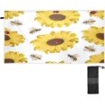 thumbnail image 1 of SKYSONIC Beach Towels 30"x60", Animal Bee Flower Camping Towels Sand Free Beach Towel, Large Beach Towels Quick Dry Bath Travel Towels Pool Yoga Beach Mat for Men Women, 1 of 7