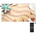 thumbnail image 1 of SKYSONIC Beach Towels 30"x60", Sea Shell Summer Beach Camping Towels Star Ocean Sand Free Beach Towel, Large Beach Towels Quick Dry Bath Travel Towels Pool Yoga Beach Mat for Men Women, 1 of 7