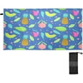 thumbnail image 1 of SKYSONIC Beach Towels 30"x60", Summer Fruit Pineapple Avocado Camping Towels Sand Free Beach Towel, Large Beach Towels Quick Dry Bath Travel Towels Pool Yoga Beach Mat for Men Women, 1 of 7