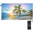 thumbnail image 1 of SKYSONIC Beach Towels 30"x60", Sunrise Tropical Beach Palm Trees Camping Towels Sand Free Beach Towel, Large Beach Towels Quick Dry Bath Travel Towels Pool Yoga Beach Mat for Men Women, 1 of 7