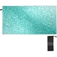 thumbnail image 1 of SKYSONIC Beach Towels 30"x60", Turquoise Glitter Sparkle Camping Towels Sand Free Beach Towel, Large Beach Towels Quick Dry Bath Travel Towels Pool Yoga Beach Mat for Men Women, 1 of 7