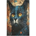 thumbnail image 1 of SKYSONIC Black Cat Kitchen Towels, 18 x 28 Inch Super Soft and Absorbent Dish Cloths for Washing Dishes, 1 PCS Reusable Multi-Purpose Microfiber Hand Towels for Kitchen, 1 of 7