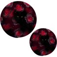 SKYSONIC Black Cat Kitten Flower Pot Holders Trivets, 2 Pcs Heat