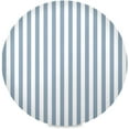 SKYSONIC Blue White Stripes Round Placemats Washable Placemats NonSlip