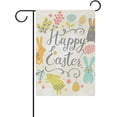 thumbnail image 1 of SKYSONIC Bright Happy Easter Double-Sided Printed Garden House Sports Flag-28x40(in)-Polyester Decorative Flags for Courtyard Garden Flowerpot, 1 of 6