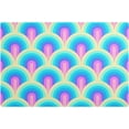 thumbnail image 1 of SKYSONIC Bright Neon Pattern Dish Drying Mat PU Leather Drying Pad for Kitchen Water Absorption Heat Resistant Home Decoration Mat 17.7×11.8 Inch, 1 of 6