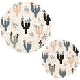 SKYSONIC Cactus Pot Holders Trivets Set of 2 Heat Resistant Hot Pads