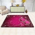 thumbnail image 1 of SKYSONIC Christmas Balls Purple Non-Slip Area Rug, Winter Xmas Theme Floor Carpet Comfort Floor Mats Decor for Indoor Front Porch Living Room Bedroom Kitchen, 36"x24", 1 of 5