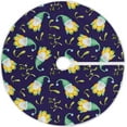 thumbnail image 1 of SKYSONIC Christmas Christmas Tree Skirt Home Decoration Large Round Christmas Tree Skirt for Holiday Party Home Christmas Day Ornaments 35.4 Inch, 1 of 6