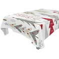 thumbnail image 1 of SKYSONIC Christmas Tree Tablecloth Waterproof Washable Polyester Square Table Cover Durable Tablecloth for Kitchen Dining Table Party Decor (60 X 120 Inch), 1 of 7