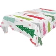 thumbnail image 1 of SKYSONIC Christmas Tree Tablecloth Waterproof Washable Polyester Square Table Cover Durable Tablecloth for Kitchen Dining Table Party Decor (60 X 90 Inch), 1 of 7