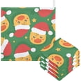 thumbnail image 1 of SKYSONIC Chritmas Cute Duck Pattern Baby Muslin Washcloths Face Towel, Stars Burp Cloths Cotton Wipes 5 PCS Infant Wash Cloth for Newborn Boys Girls 12"x12", 1 of 7