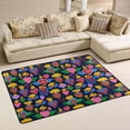 thumbnail image 1 of SKYSONIC Colorful Ethnic Hearts Non-Slip Area Rug, Happy Valentine Day Floor Carpet Comfort Floor Mats Decor for Indoor Front Porch Living Room Bedroom Kitchen, 36"x24", 1 of 5