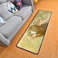thumbnail image 1 of SKYSONIC Cow Cattle Farm Calf Runner Rug, 2'¡Á6' with Rubber Backing Cute Animal Non Slip Entryway Rug Runner Washable Soft Area Rug Carpet for Hallway Bedroom Kitchen Decor, 1 of 6