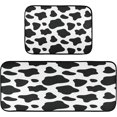thumbnail image 1 of SKYSONIC Cow Print 2 Pieces Kitchen Rug Cushioned Anti-Fatigue Kitchen Rugs Set for Home Office Laundry,19.7" x 27.6"+19.7" x 47.2", 1 of 7