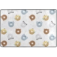 thumbnail image 1 of SKYSONIC Cute Animal Donuts Lightweight Carpet Mats Area Soft Rugs Floor Mat Doormat Decoration for Rooms Entrance 36x24 inch, 1 of 6
