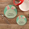 thumbnail image 1 of SKYSONIC Cute Bunny Ear Stripe Trivet Round Hot Pads, Set of 2 Happy Easter Egg Pot Holder Heat Resistant Trivets Cotton Thread Weave Mats for Kitchen Counter Hot Dishes Pot Teapot Table Decor, 1 of 7