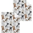 thumbnail image 1 of SKYSONIC Cute Dachshund Dog Washcloths Set of 6, Highly Absorbent Soft Cotton Fingertip Towels for Bathroom, Kitchen, Gym, Spa, Home Decor 12 x 12 Inch, 1 of 7