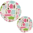 thumbnail image 1 of SKYSONIC Cute Kitchen cs Trivet Pot Holder Potholders for Kitchens 100% Cotton Thread Weave Trivets Kitchen Trivet for Table Countertop Protector Hot Pads Pans Mats, 1 of 7