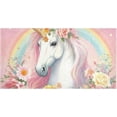 thumbnail image 1 of SKYSONIC Cute Unicorn Pink Kitchen Mats 20"x39" Absorbent Non Slip Runner Rug Machine Washable Kitchen Floor Mat for Home Bathroom Door, 1 of 7