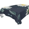 thumbnail image 1 of SKYSONIC Daisy Flower Tablecloth Waterproof Washable Polyester Square Table Cover Durable Tablecloth for Kitchen Dining Table Party Decor (54 X 54 Inch), 1 of 7